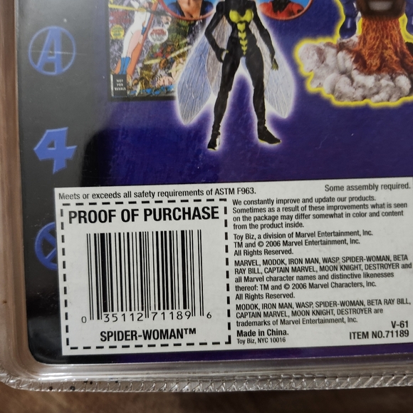 2006 Marvel Spider Woman 6" Modok Series With New Avengers #23 Bonus - Picture 2 of 12